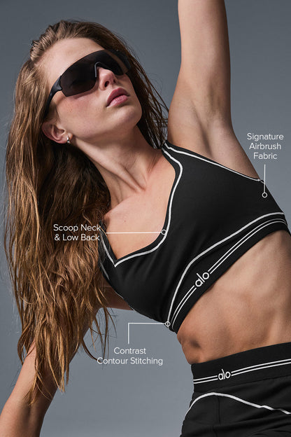 Airbrush Heart Throb Sports Bra