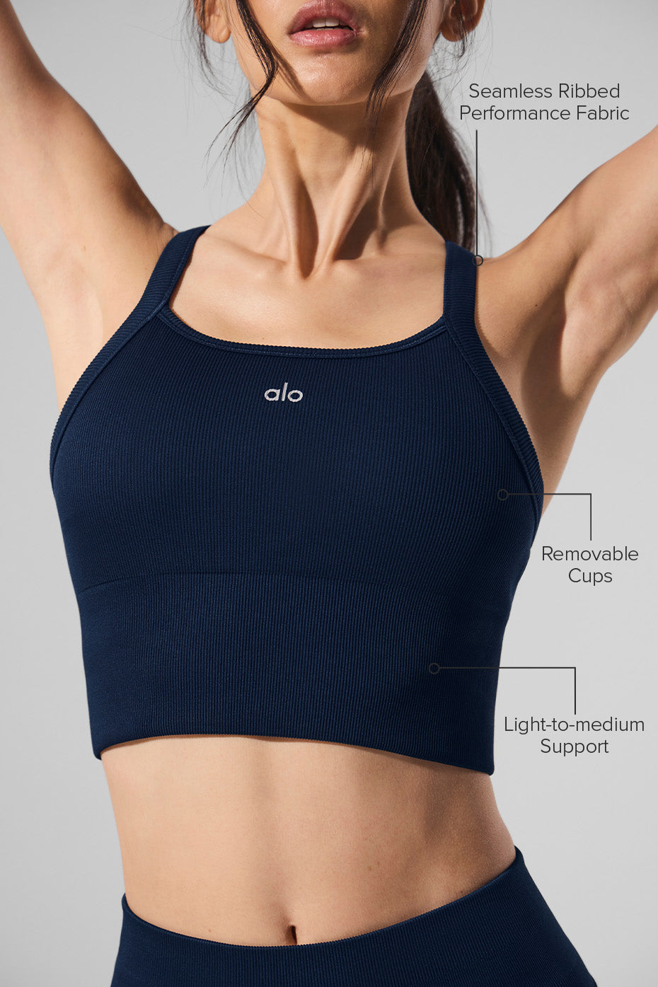 Tank Bra Seamless Ribbed