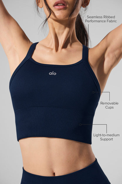 Tank Bra Seamless Ribbed