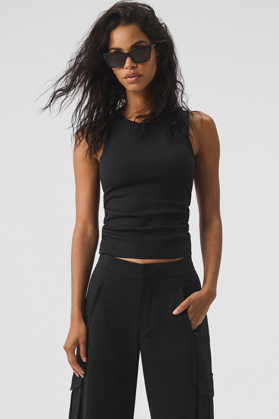En Pointe Ribbed Tank Top