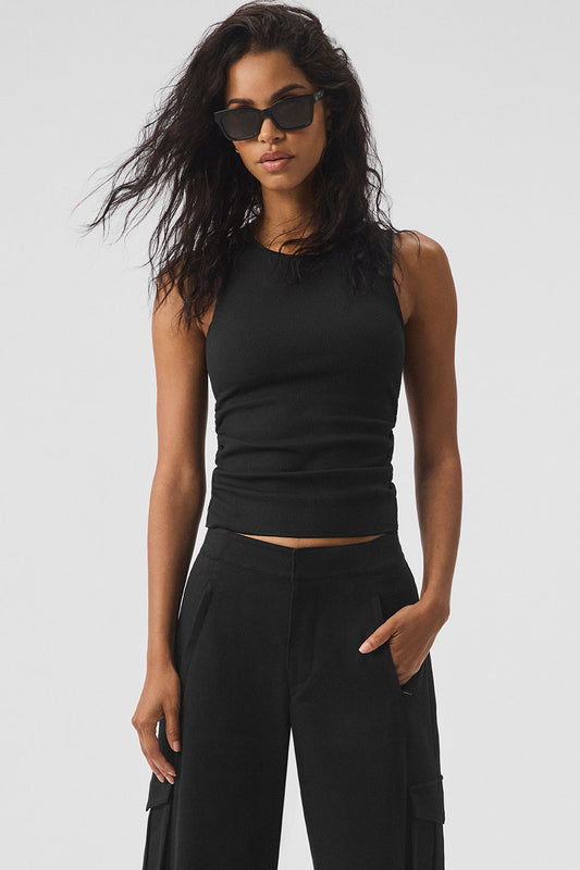 En Pointe Ribbed Tank Top