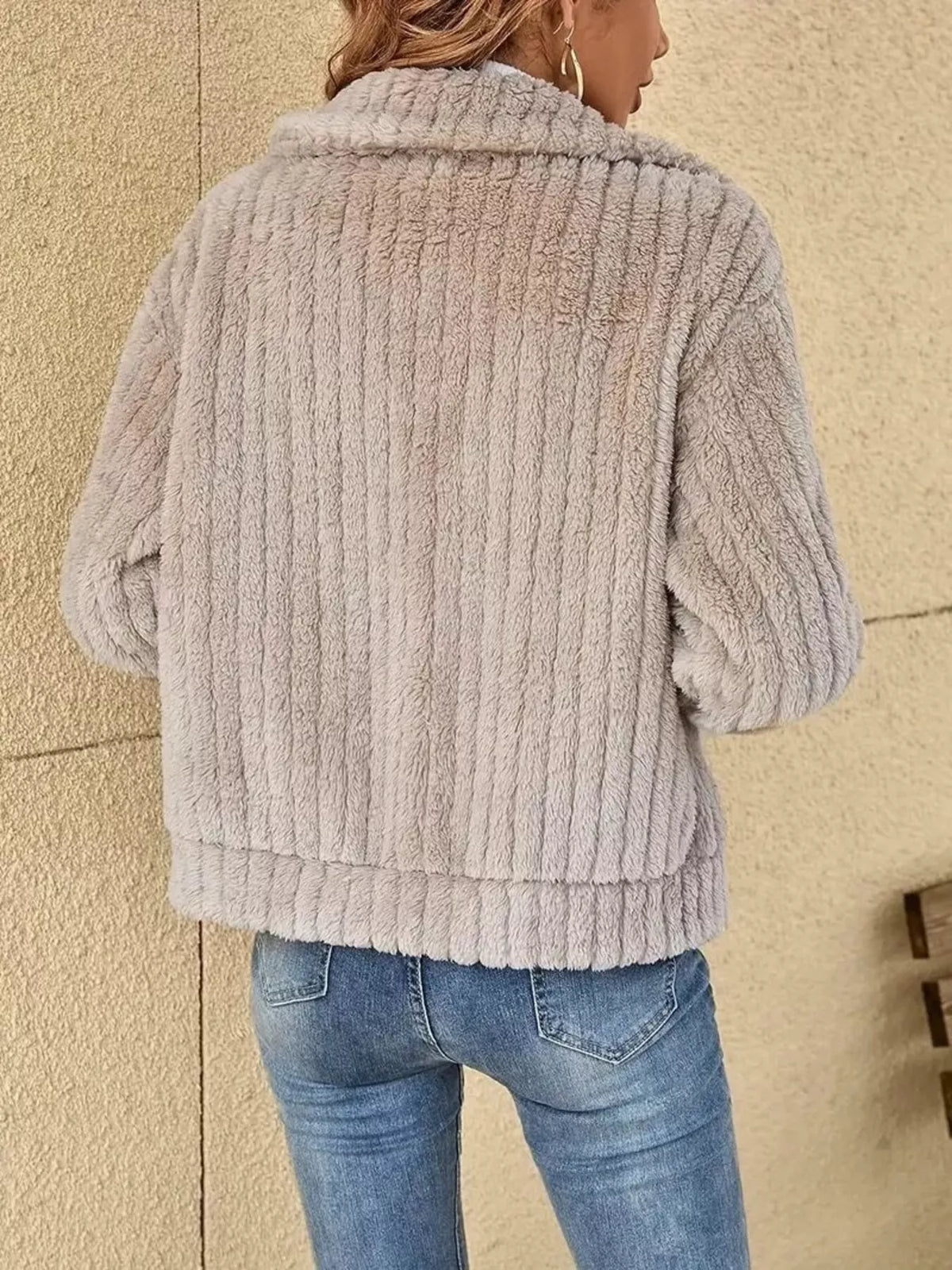 Mira | Zip-Up Teddy Jacket