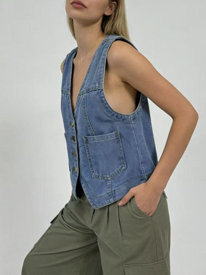 Nova | Denim Top