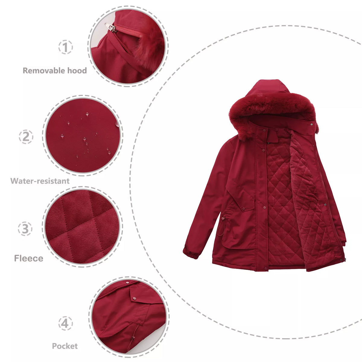 Rosa | Hooded Parka